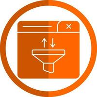 Funnel Vector Icon Design