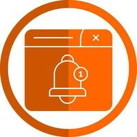 Notification Bell Vector Icon Design
