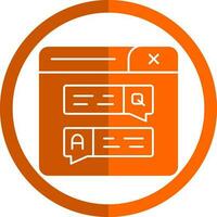 Forum Vector Icon Design