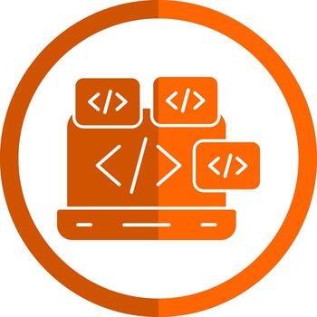 codificación vector icono diseño