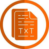 Txt File Vector Icon Design