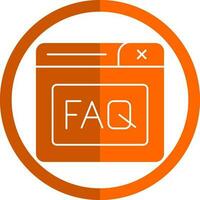 Faq Vector Icon Design