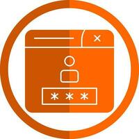Login Vector Icon Design
