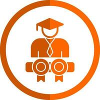 Diplomas Vector Icon Design