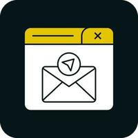 enviar correo vector icono diseño