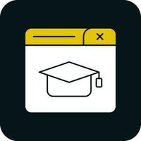 Online Education Vector Icon Design