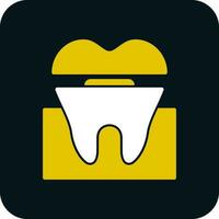 Dental Crown Vector Icon Design