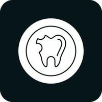 caries vector icono diseño