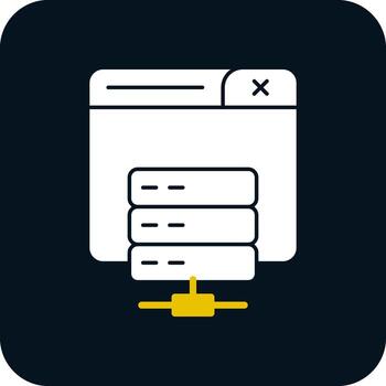 diseño de icono de vector de servidor