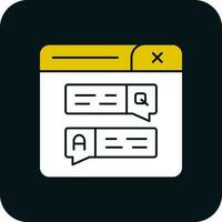 Forum Vector Icon Design