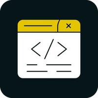 Web Programming Vector Icon Design
