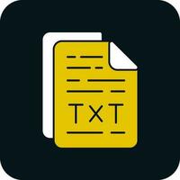 Txt File Vector Icon Design