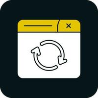 Refresh Page Vector Icon Design