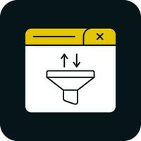 Funnel Vector Icon Design