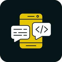 Conversation Vector Icon Design