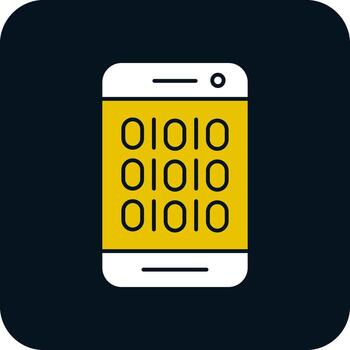 Binary Code Vector Icon Design