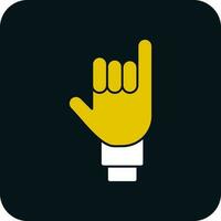 Little Finger Vector Icon Design