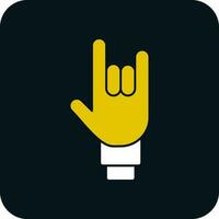 Rock On Vector Icon Design