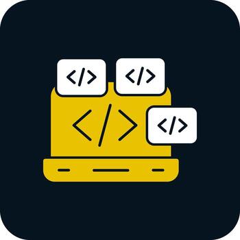 codificación vector icono diseño