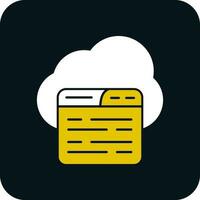 Cloud Vector Icon Design