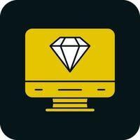 Diamond Vector Icon Design