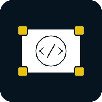 Coding Vector Icon Design