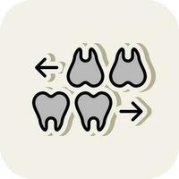 Teeths Vector Icon Design