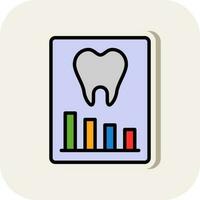 Dental Record Vector Icon Design