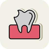 Cavity Vector Icon Design