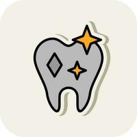 Clean Tooth Vector Icon Design