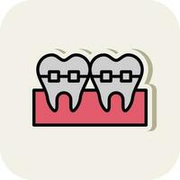 diseño de icono de vector de dientes