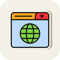 World Wide Web Vector Icon Design