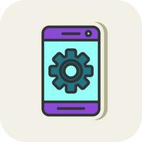 Mobile Phone Vector Icon Design