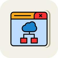 Cloud Computing Vector Icon Design