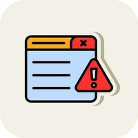 Warning Vector Icon Design