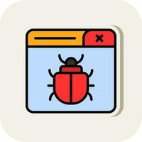 Bug Vector Icon Design