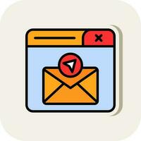 Send Mail Vector Icon Design