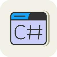 Hashtag Vector Icon Design