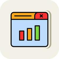 Statistics Vector Icon Design