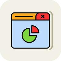 Chart Vector Icon Design