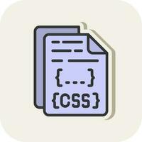 Css File Vector Icon Design