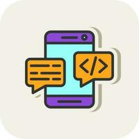 Conversation Vector Icon Design