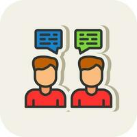 Dialog Vector Icon Design