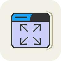 Expand Vector Icon Design