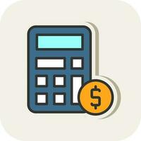 diseño de icono de vector de calculadora