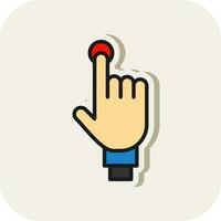Tap Vector Icon Design