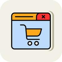 Shopping Online Vector Icon Design