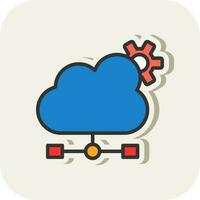 Cloud Computing Vector Icon Design
