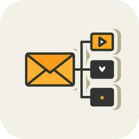 Email Marketing Vector Icon Design