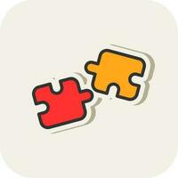 Puzzle Vector Icon Design